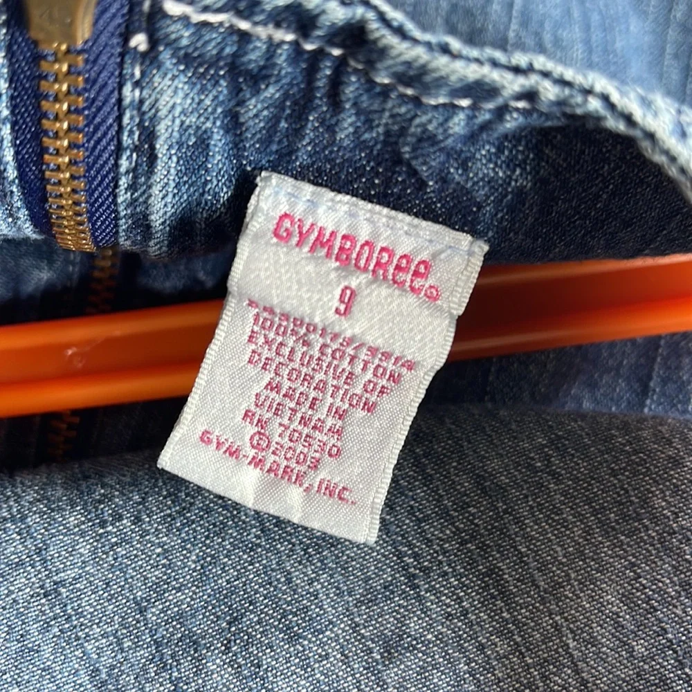 Vintage Gymboree denim tulip jumper size 9